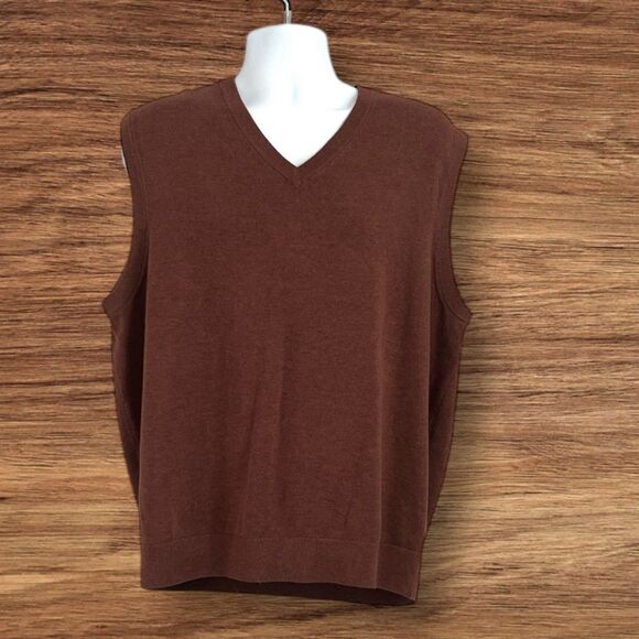Daniel Cremieux 100% Supima Cotton Signature Collection Sweater Vest Mens - Picture 1 of 6